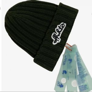 NWOT Off White Beanie